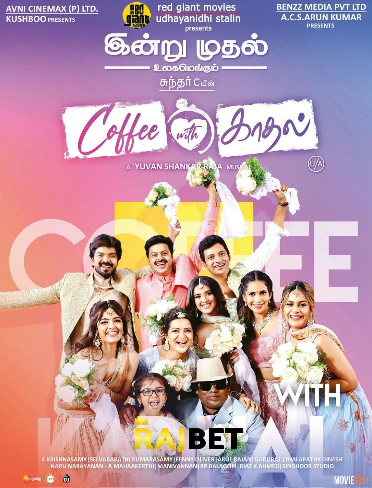 Coffee with Kadhal 2022 Tamil (Voice Over) Dubbed CAMRip Full Movie 720p 480p