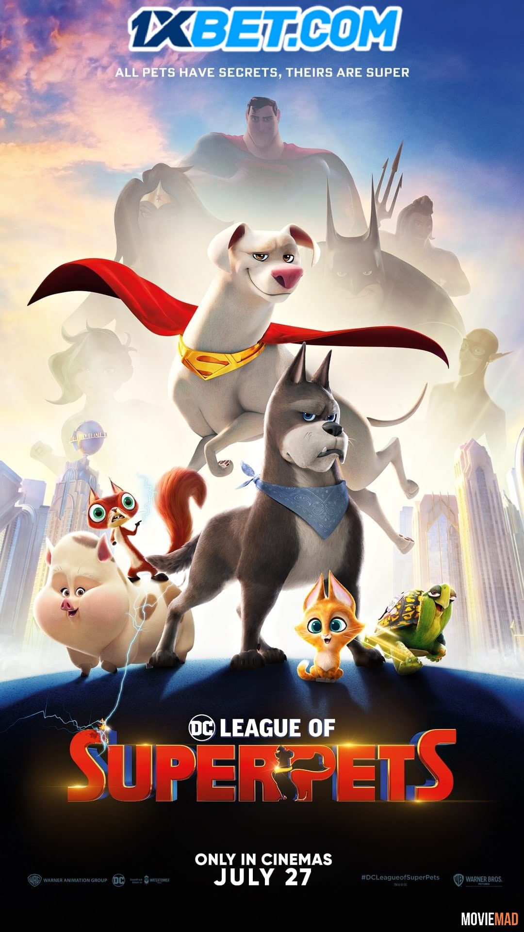 DC League of Super-Pets (2022) Bengali (Voice Over) Dubbed WEBRip Full Movie 720p 480p