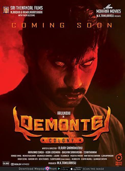 Demonte Colony (2015) Hindi Dubbed ORG Full Movie HDRip