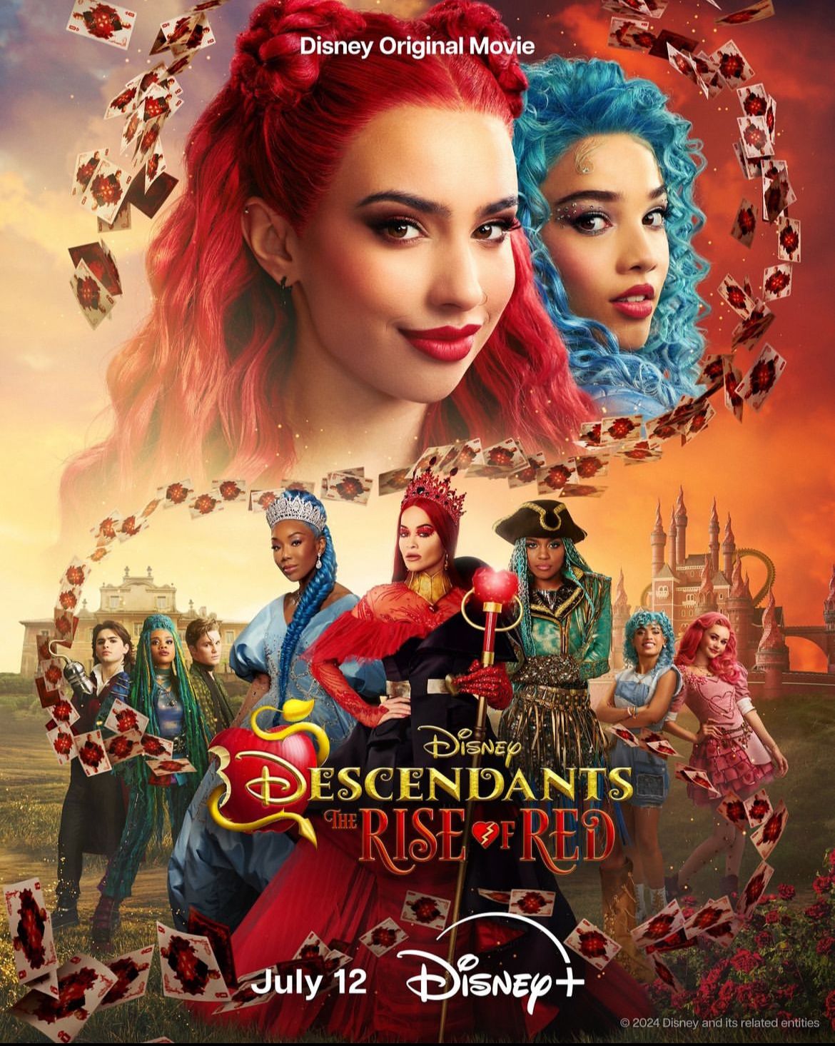 Descendants: The Rise of Red (2024) English HDRip