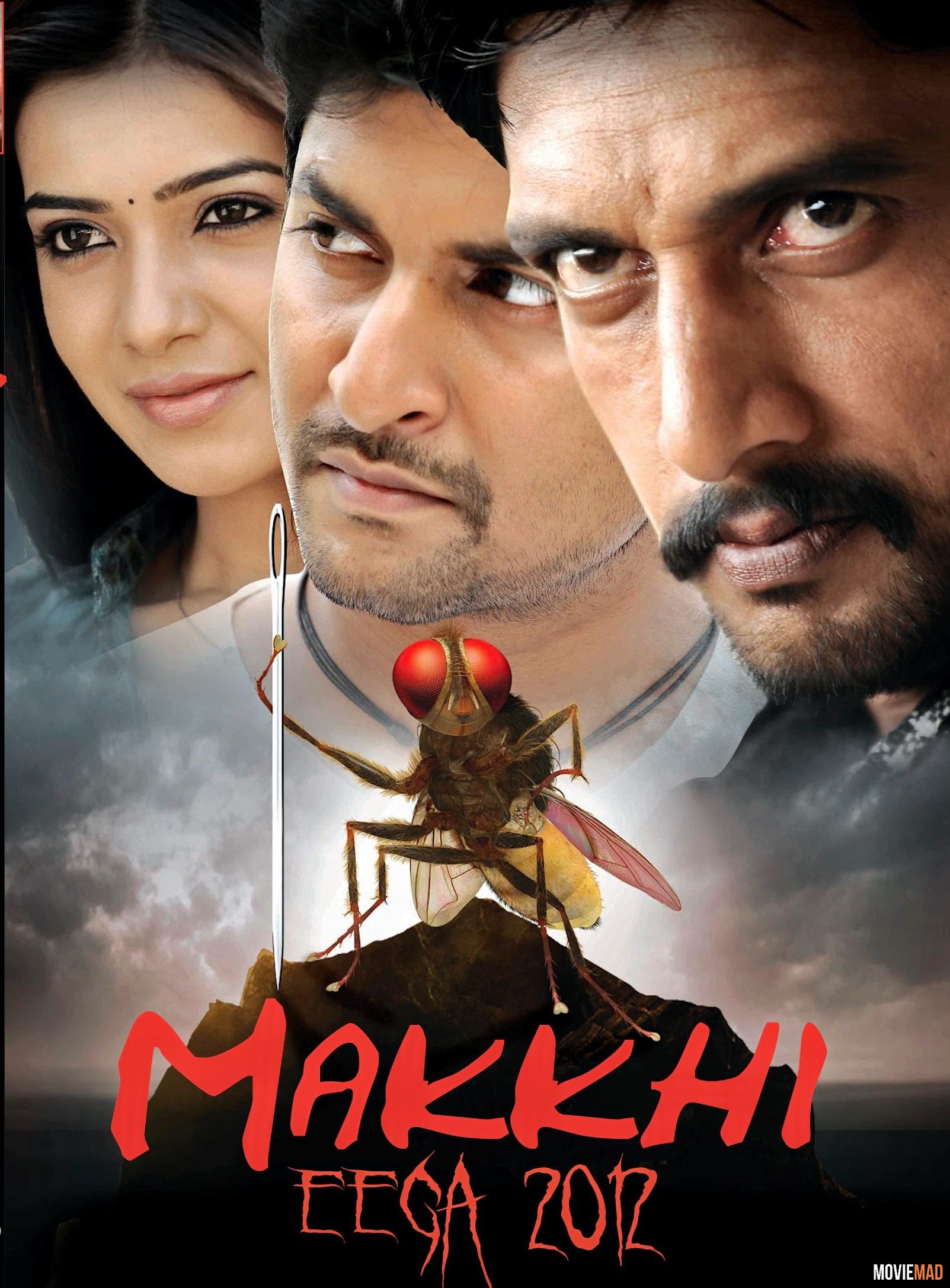 Eega (Makkhi) 2012 UNCUT Hindi Dubbed BluRay Full Movie 720p 480p