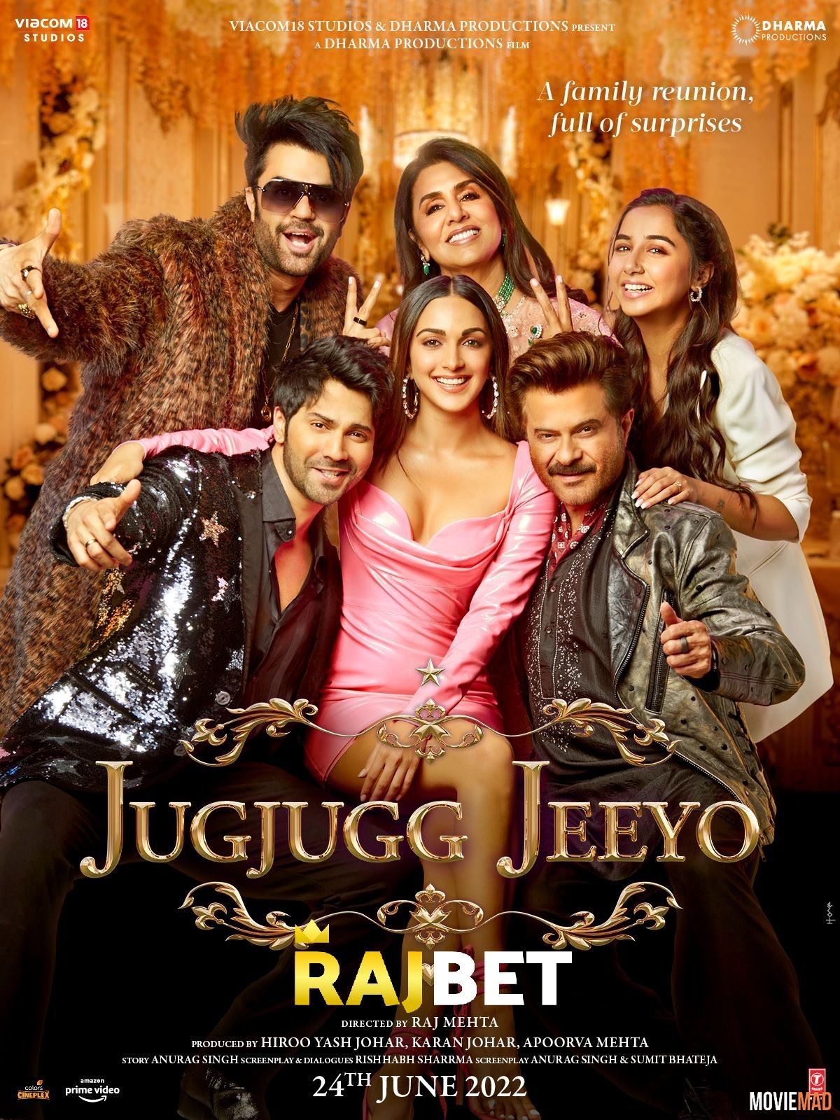 Jug Jugg Jeeyo (2022) Hindi pDVDRip Full Movie 1080p 720p 480p