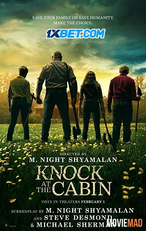 Knock at the Cabin 2023 (Voice Over) Dubbed CAMRip Full Movie 720p 480p