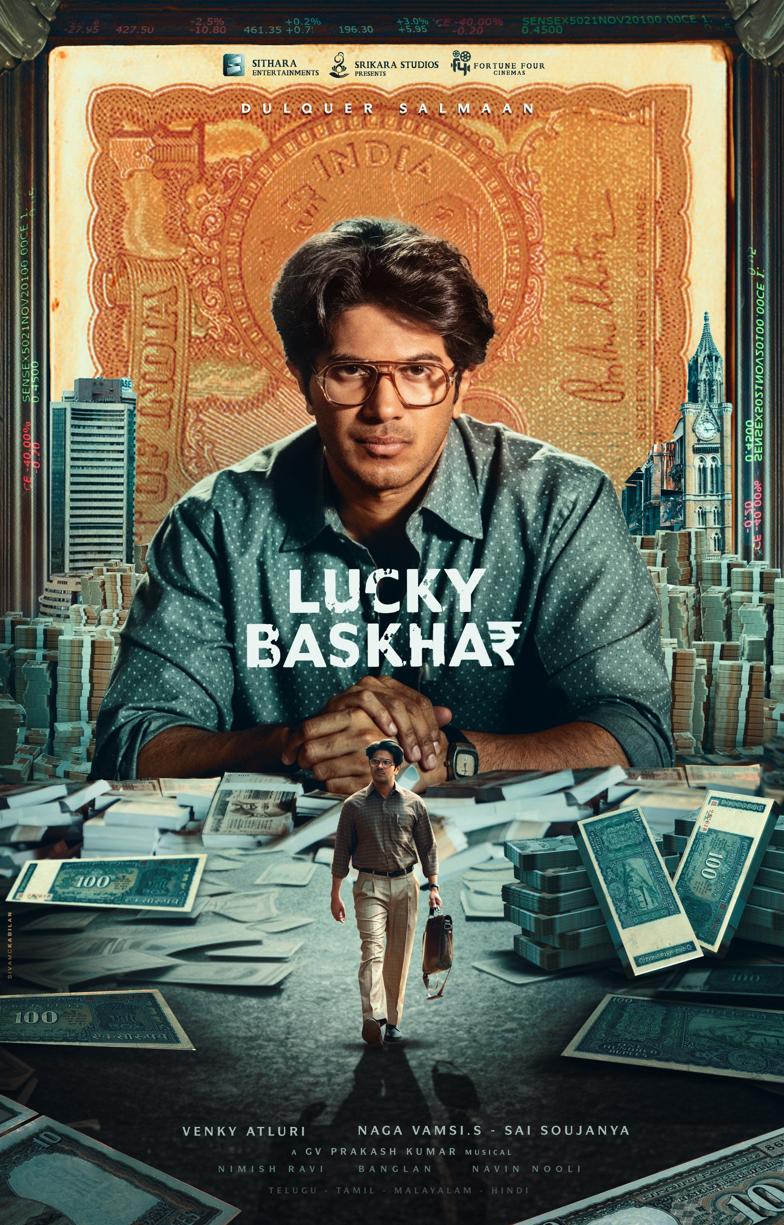 Lucky Baskhar (2024) Hindi Dubbed HDRip