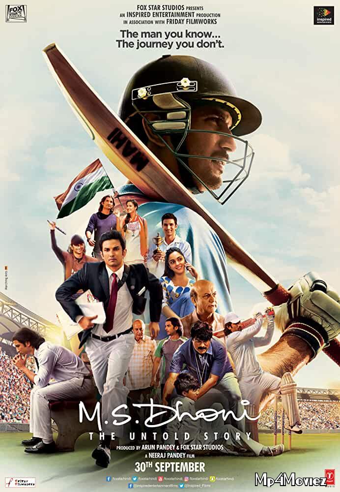 M.S. Dhoni: The Untold Story (2016) Hindi Dubbed BluRay 720p 480p