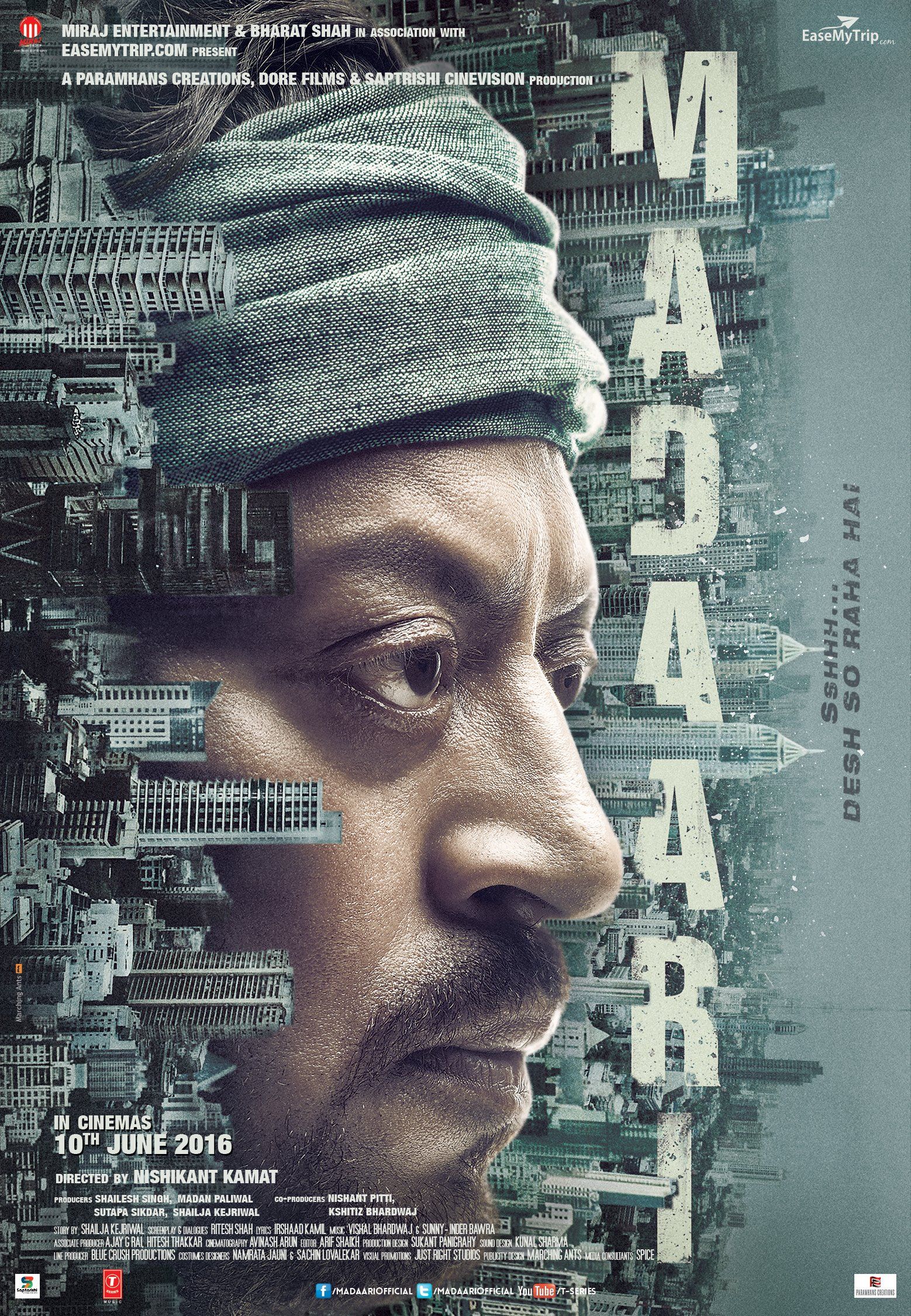 Madaari (2016) Hindi BluRay