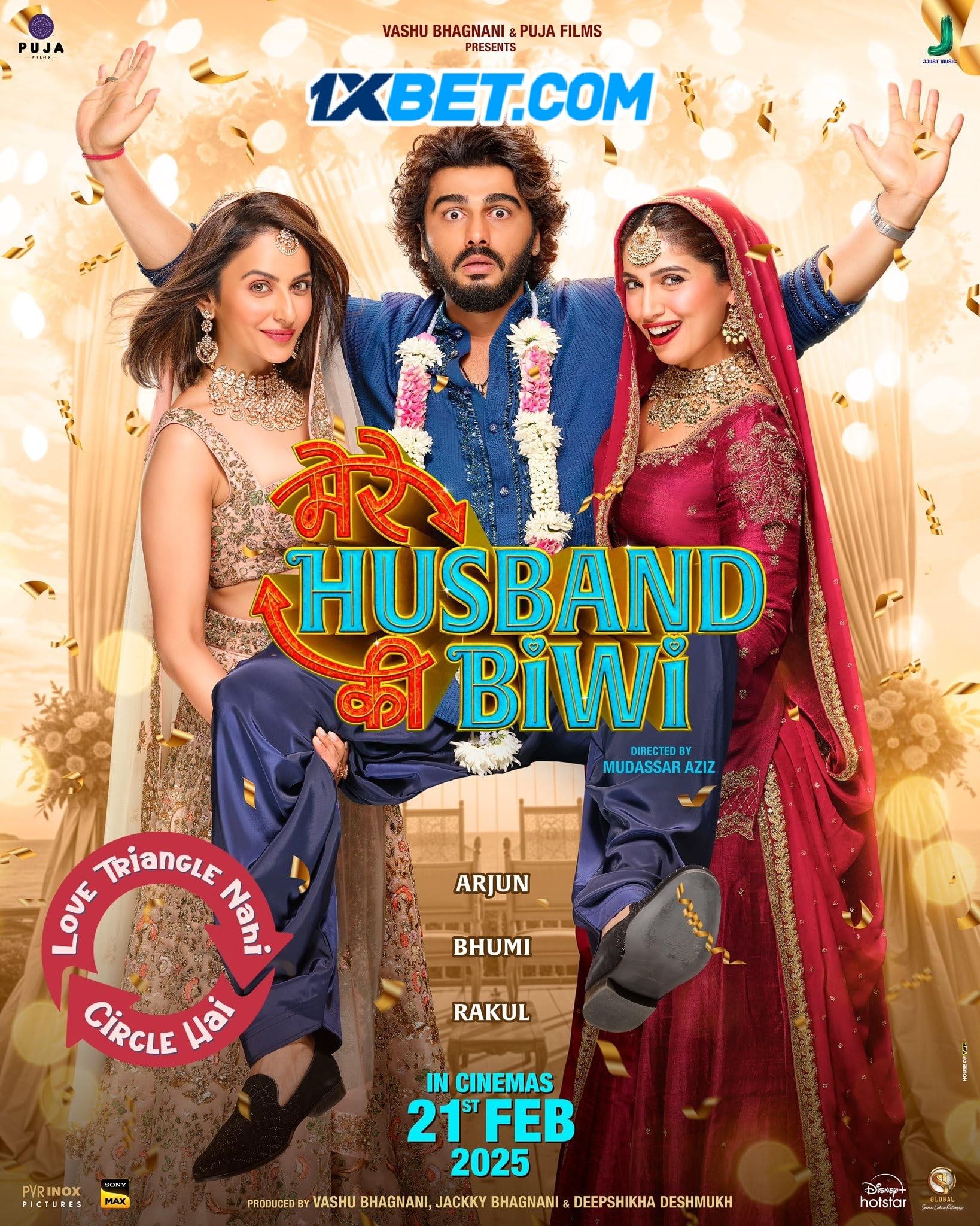 Mere Husband Ki Biwi (2025) Hindi Dubbed Full Movie pDVDRip