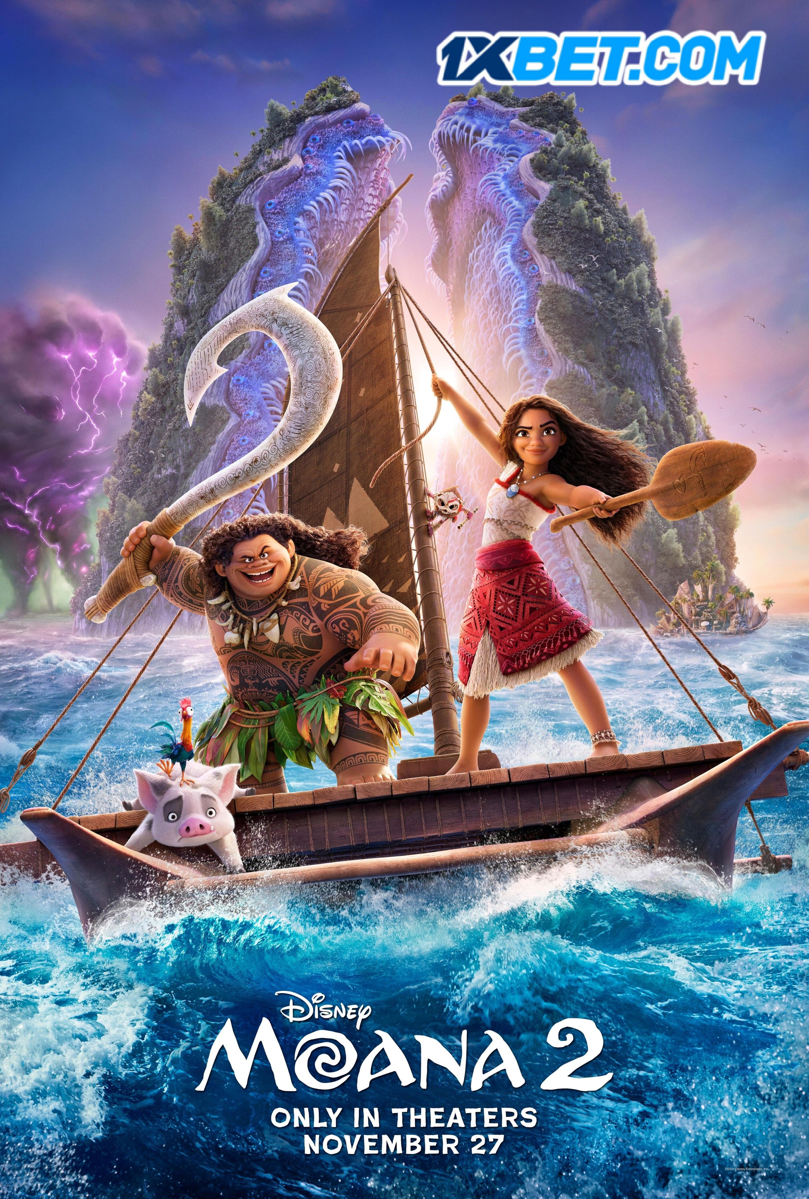 Moana 2 (2024) English Full Movie HDCAM