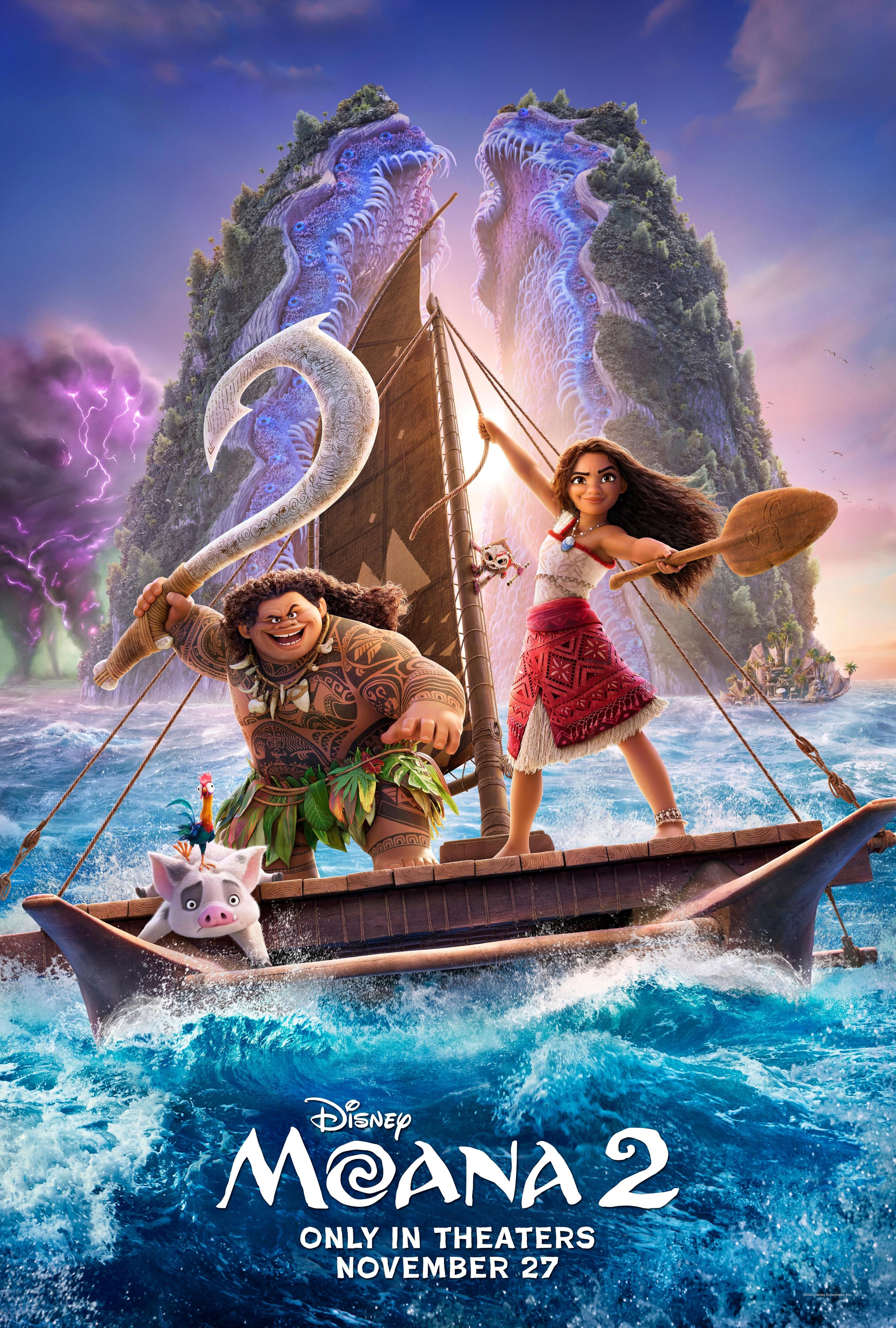 Moana 2 (2024) Hindi(Cleaned) Dubbed Full Movie HDRip