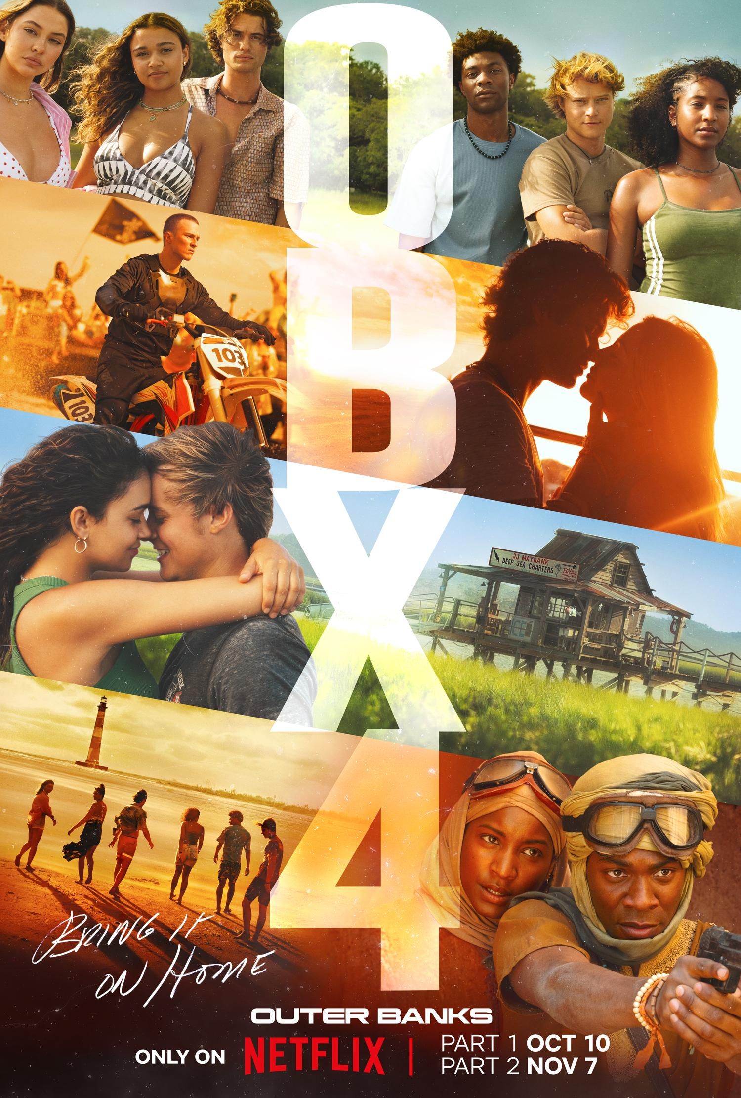 Outer Banks (2024) (Season 4 Part 2 ) Hindi Dubbed Series HDRip