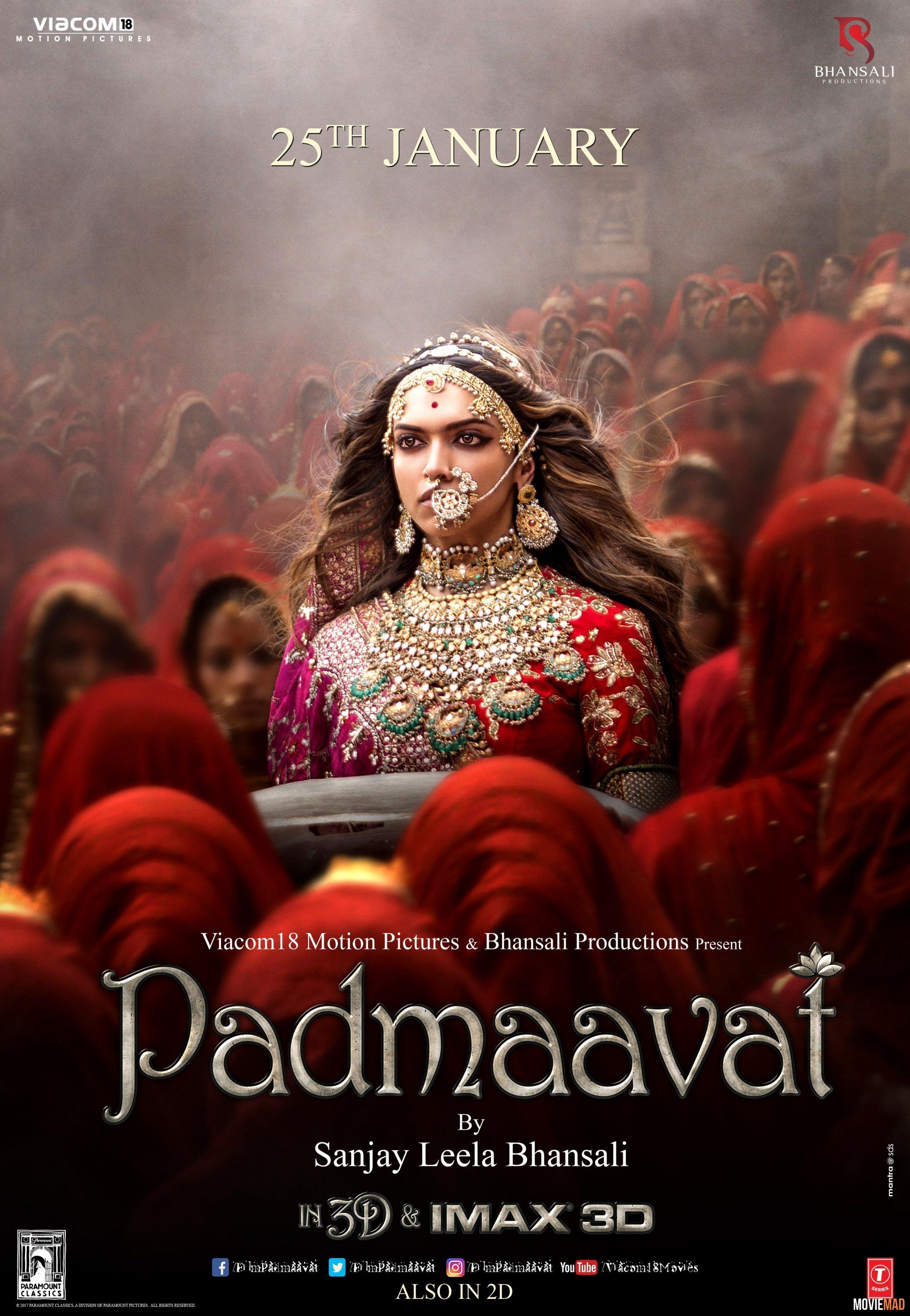 Padmaavat 2018 BluRay Hindi 720p 480p