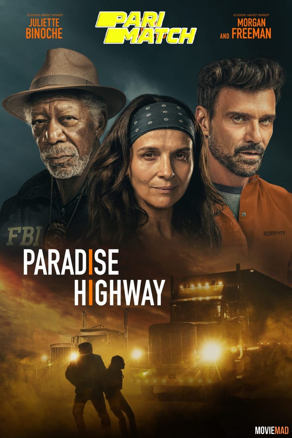 Paradise Highway 2022 Bengali (Voice Over) Dubbed WEBRip Full Movie 720p 480p