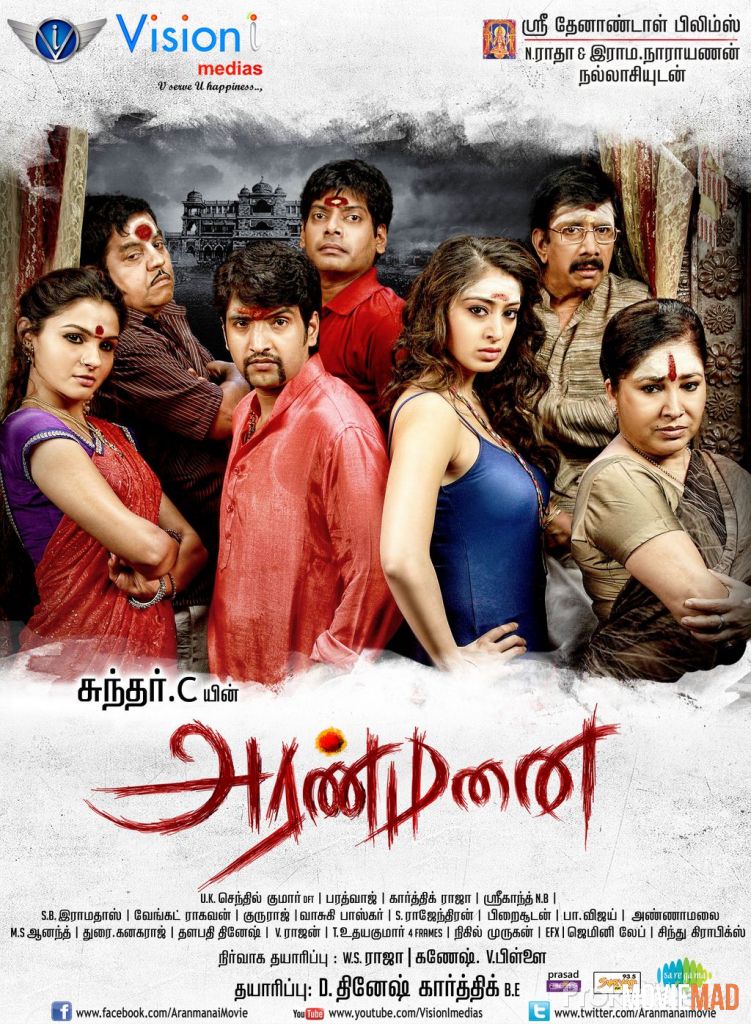 Rajmahal (Aranmanai) 2020 Hindi Dubbed HDRip Full Movie 720p 480p