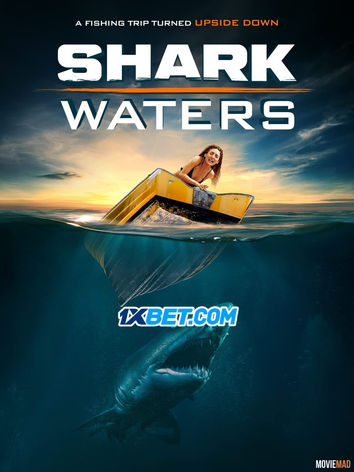 Shark Waters 2022 Bengali (Voice Over) Dubbed WEBRip Full Movie 720p 480p