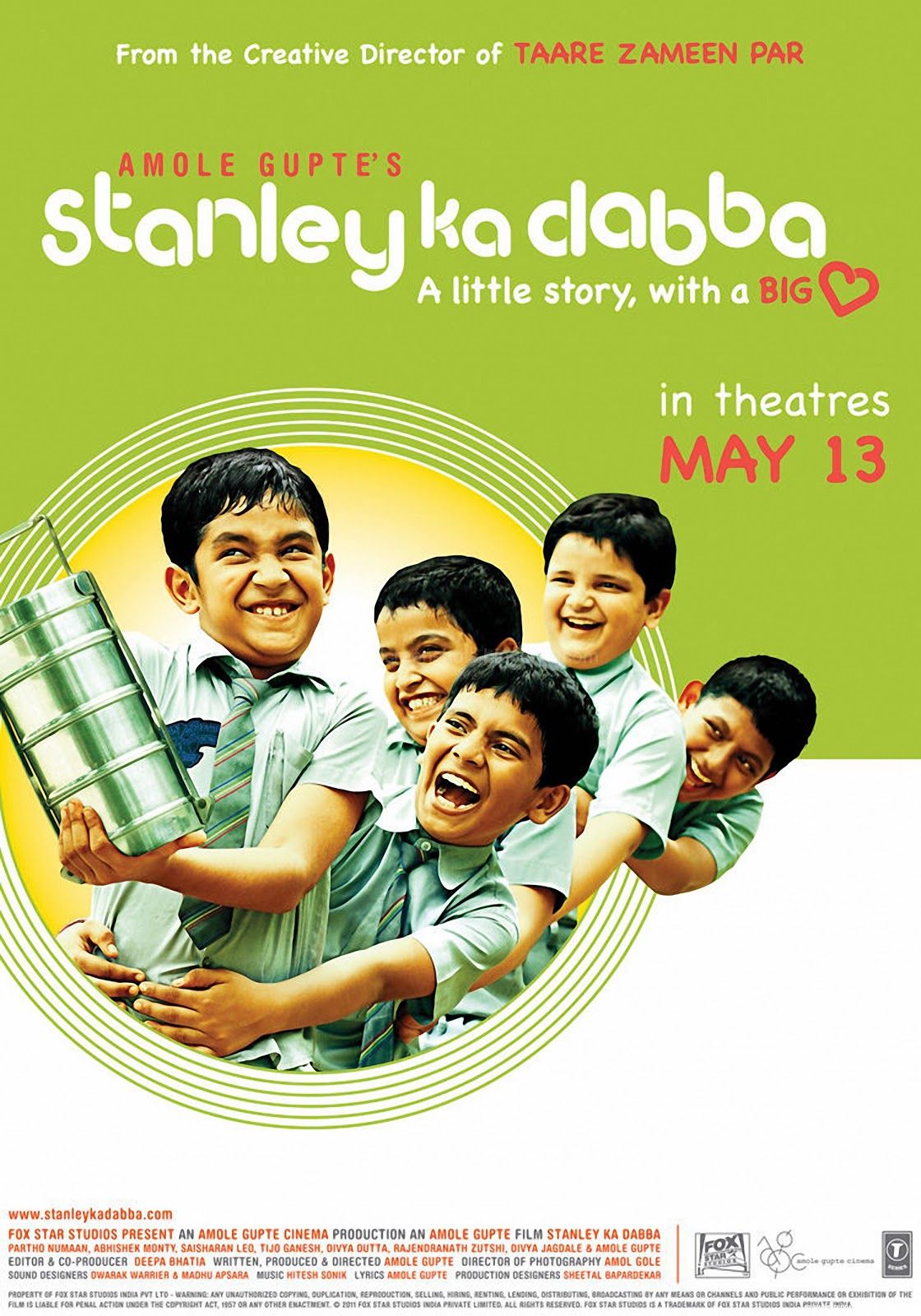 Stanley Ka Dabba (2011) Hindi HDRip