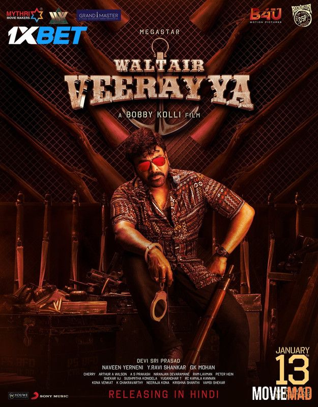 Waltair Veerayya (2023) Hindi(Cleaned) Dubbed HDRip Full Movie 1080p 720p 480p